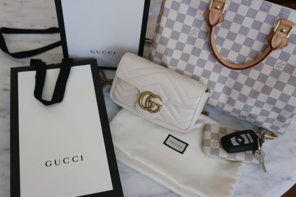 gucci super mini white